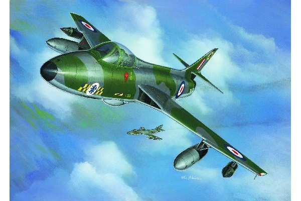 Revell Hawker Hunter FGA.9 i gruppen SPORT, FRITID & HOBBY / Hobby / Plastik modeller / Fly & Helikoptere hos TP E-commerce Nordic AB (C29918)