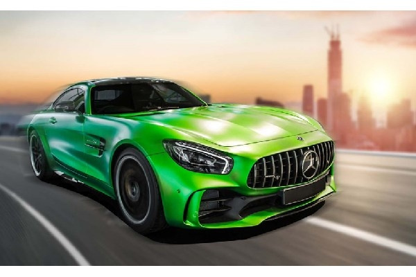 Revell Build \'n Race Mercedes-AMG GT R, green i gruppen SPORT, FRITID & HOBBY / Hobby / Plastik modeller / Biler hos TP E-commerce Nordic AB (C30002)