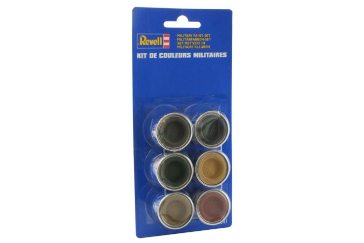 Revell Enamel Military colour set II 6x14ml i gruppen SPORT, FRITID & HOBBY / Hobby / Hobbyfarver / Revell / Farvesæt hos TP E-commerce Nordic AB (C30047)