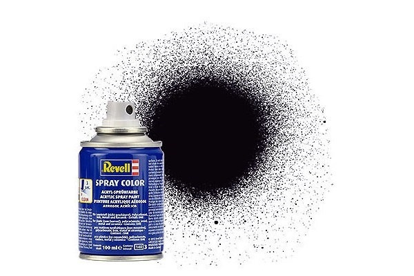 Revell Spray black mat 100 ml i gruppen SPORT, FRITID & HOBBY / Hobby / Hobbyfarver / Revell / Spraymaling hos TP E-commerce Nordic AB (C30055)