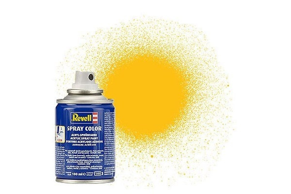 Revell Spray yellow mat 100 ml i gruppen SPORT, FRITID & HOBBY / Hobby / Hobbyfarver / Revell / Spraymaling hos TP E-commerce Nordic AB (C30058)