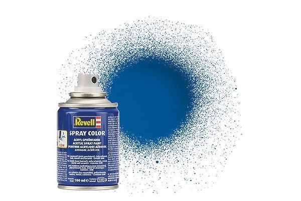 Revell Spray blue gloss 100 ml i gruppen SPORT, FRITID & HOBBY / Hobby / Hobbyfarver / Revell / Spraymaling hos TP E-commerce Nordic AB (C30064)