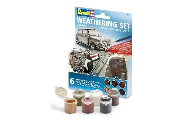 Revell Weathering Set (6 Pigments) i gruppen SPORT, FRITID & HOBBY / Hobby / Hobbyfarver / Revell / Farvesæt hos TP E-commerce Nordic AB (C30092)