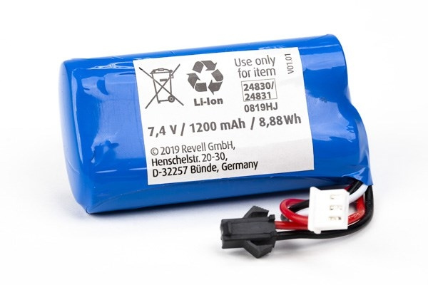 Revell Battery 7,4V 1200mAh (24830/24831) i gruppen SPORT, FRITID & HOBBY / Hobby / Plastik modeller / Diverse hos TP E-commerce Nordic AB (C30142)