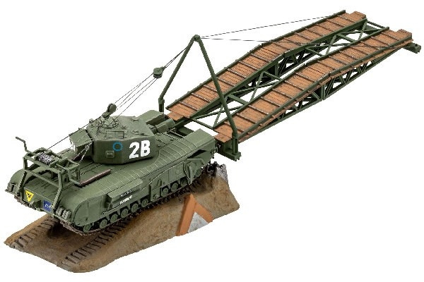 Revell Model Set Churchill A.V.R.E. 1:76 i gruppen SPORT, FRITID & HOBBY / Hobby / Plastik modeller / Militære køretøjer (land) hos TP E-commerce Nordic AB (C30145)