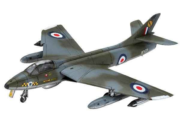 Revell Model Set Hawker Hunter FGA.9 i gruppen SPORT, FRITID & HOBBY / Hobby / Plastik modeller / Fly & Helikoptere hos TP E-commerce Nordic AB (C30153)