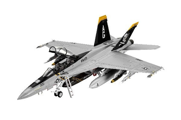 Revell Model Set F/A-18F Super Hornet i gruppen SPORT, FRITID & HOBBY / Hobby / Plastik modeller / Fly & Helikoptere hos TP E-commerce Nordic AB (C30154)