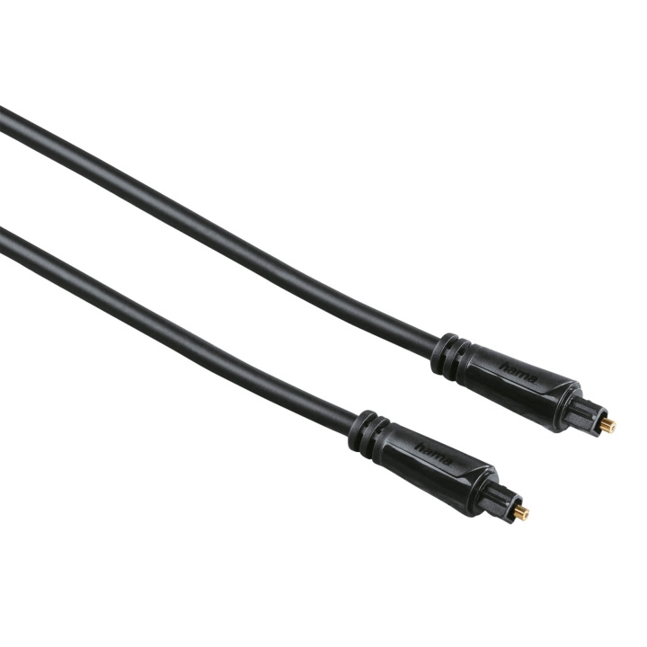 Hama Kabel Audio Optisk Guld Svart 0.75m i gruppen HJEMMEELEKTRONIK / Kabler og adaptere / Audio Digital hos TP E-commerce Nordic AB (C30205)