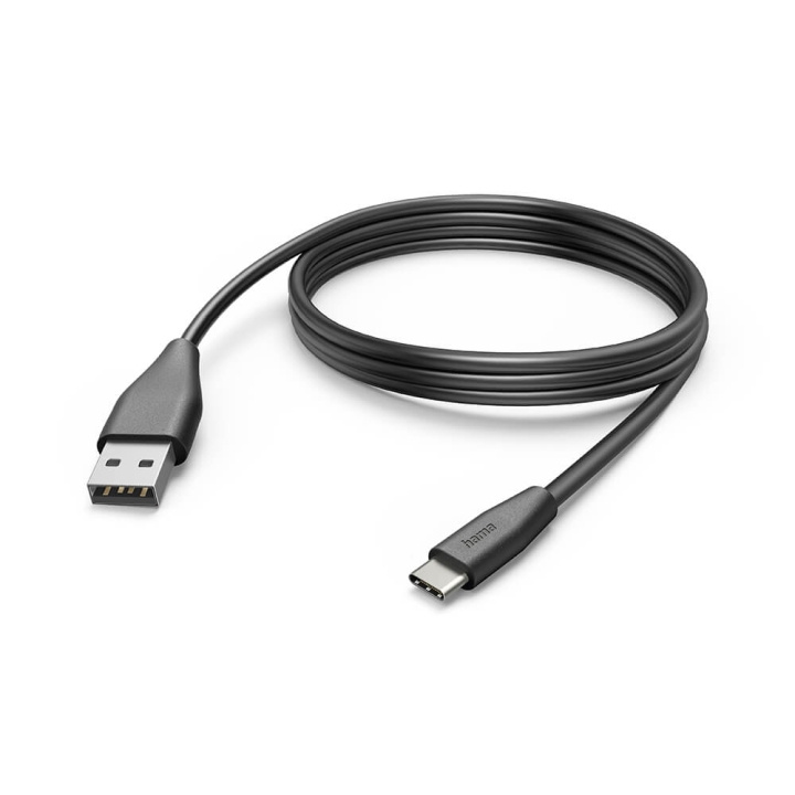 Hama Ladekabel USB-A till USB-C Sort 3,0m i gruppen SMARTPHONES & TABLETS / Opladere og kabler / Kabler / Kabler microUSB hos TP E-commerce Nordic AB (C30221)