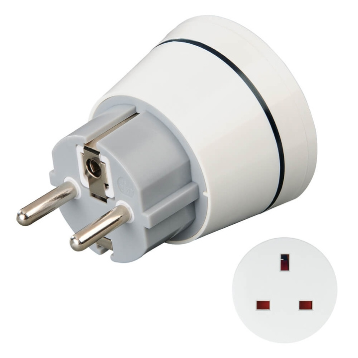 Hama Rejseadapter Type G UK-EU i gruppen HJEM, HUS & HAVE / Elektricitet & Belysning / Rejseadaptere hos TP E-commerce Nordic AB (C30232)