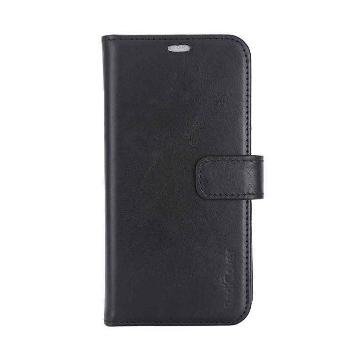 RADICOVER Wallet Case 2i1 Anti-stråling Læder MagS Sort - iPhone 15 i gruppen SMARTPHONES & TABLETS / Mobil Beskyttelse / Apple / iPhone 15 hos TP E-commerce Nordic AB (C30266)