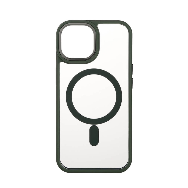 Onsala Cover Bumper MagSerie iPhone 15 Clear Green i gruppen SMARTPHONES & TABLETS / Mobil Beskyttelse / Apple / iPhone 15 hos TP E-commerce Nordic AB (C30287)