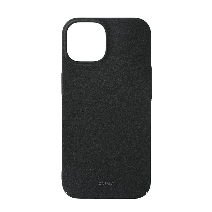 Onsala Backcover Thin Sand Burst iPhone 15 Black i gruppen SMARTPHONES & TABLETS / Mobil Beskyttelse / Apple / iPhone 15 hos TP E-commerce Nordic AB (C30291)