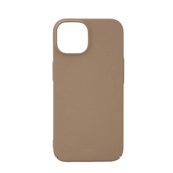 ONSALA Mobilcover Ultra Slim Sand Burst Beige - iPhone 15 i gruppen SMARTPHONES & TABLETS / Mobil Beskyttelse / Apple / iPhone 15 hos TP E-commerce Nordic AB (C30294)
