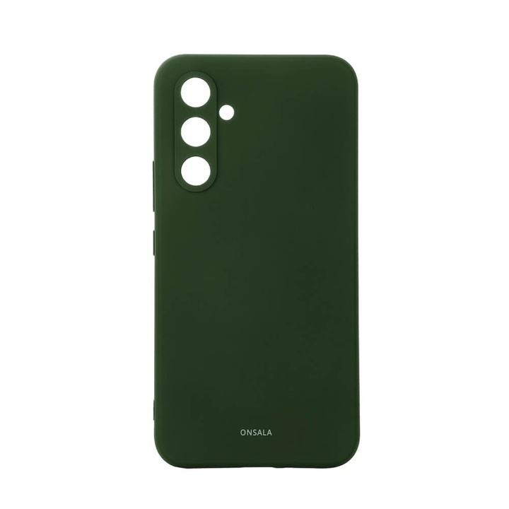 ONSALA Mobilcover Silikone Mørkegrøn - Samsung Galaxy A54 5G i gruppen SMARTPHONES & TABLETS / Mobil Beskyttelse / Samsung hos TP E-commerce Nordic AB (C30359)