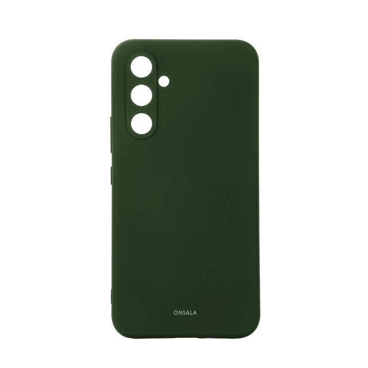 Onsala Mobilcover Silikone Olive Green - Samsung Galaxy A54 5G i gruppen SMARTPHONES & TABLETS / Mobil Beskyttelse / Samsung hos TP E-commerce Nordic AB (C30359)