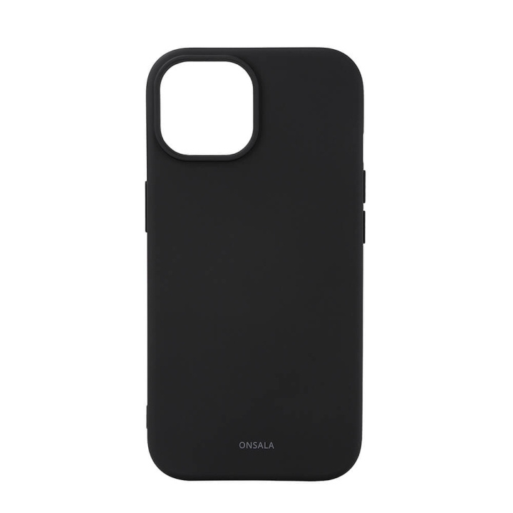 Onsala Mobilcover Silk Touch MagSerie iPhone 13/14/15 Black i gruppen SMARTPHONES & TABLETS / Mobil Beskyttelse / Apple / iPhone 15 hos TP E-commerce Nordic AB (C30361)