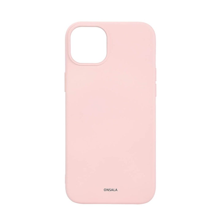 ONSALA Back Sil Touch Recycled MagSerie iPhone 15 Plus Chalk Pink i gruppen SMARTPHONES & TABLETS / Mobil Beskyttelse / Apple / iPhone 15 hos TP E-commerce Nordic AB (C30366)
