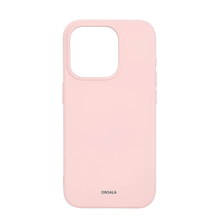 Onsala Back Sil Touch Recycled MagSerie iPhone 15 Pro Chalk Pink i gruppen SMARTPHONES & TABLETS / Mobil Beskyttelse / Apple / iPhone 15 hos TP E-commerce Nordic AB (C30367)