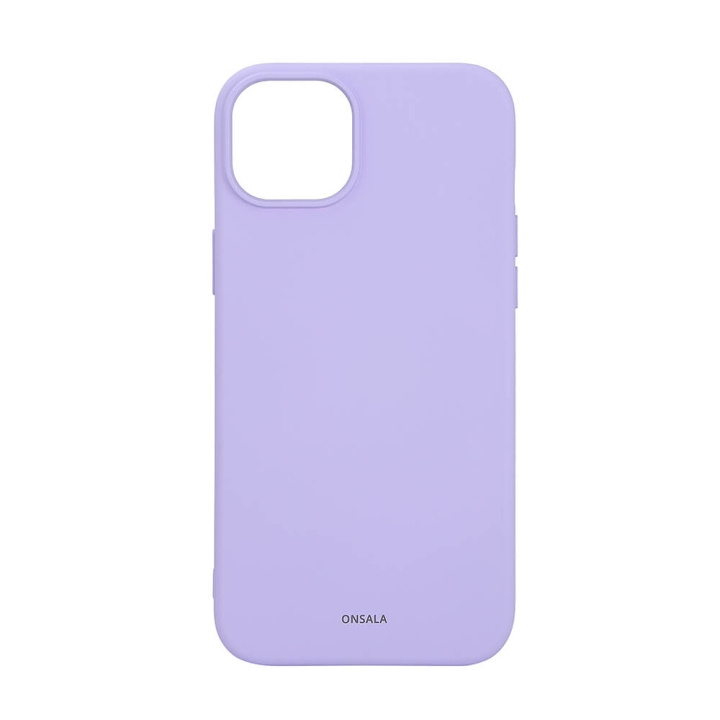 ONSALA Back Sil Touch Recycled MagSerie iPhone 15 Plus Purple i gruppen SMARTPHONES & TABLETS / Mobil Beskyttelse / Apple / iPhone 15 hos TP E-commerce Nordic AB (C30381)