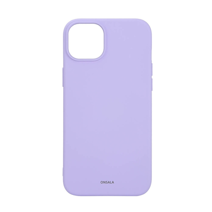 Onsala Back Sil Touch Recycled MagSerie iPhone 15 Plus Purple i gruppen SMARTPHONES & TABLETS / Mobil Beskyttelse / Apple / iPhone 15 hos TP E-commerce Nordic AB (C30381)