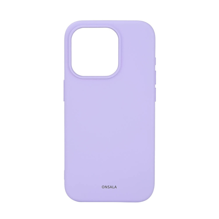 Onsala Mobilcover Silikonefølelse MagSeries Lyselilla - iPhone 15 Pro i gruppen SMARTPHONES & TABLETS / Mobil Beskyttelse / Apple / iPhone 15 hos TP E-commerce Nordic AB (C30382)