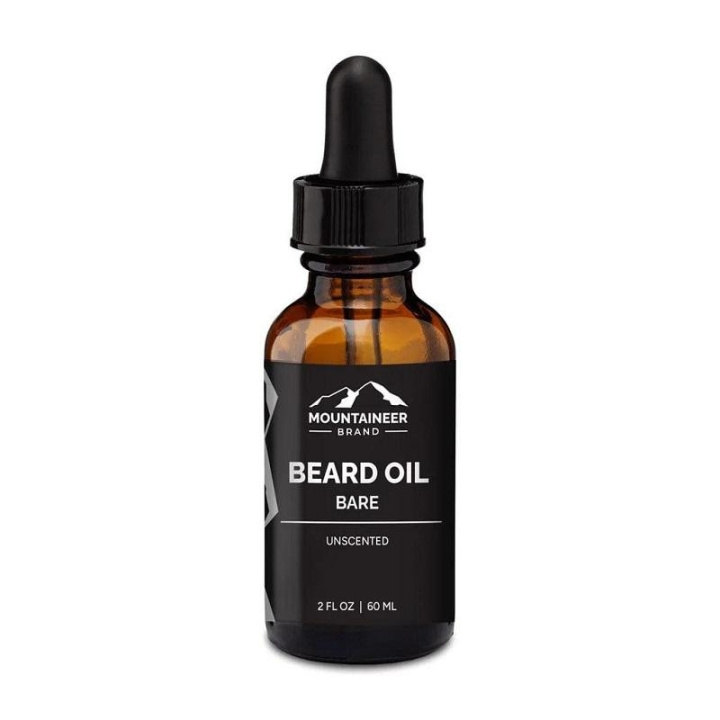 Mountaineer Brand Bare (Unscented) Beard Oil 60ml i gruppen SKØNHED & HELSE / Hår og styling / Skæg pleje / Skæg olie hos TP E-commerce Nordic AB (C30431)