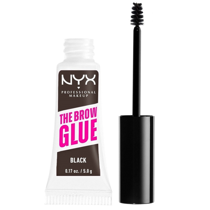 NYX PROF. MAKEUP The Brow Glue Instant Brow Styler 05 Black i gruppen SKØNHED & HELSE / Makeup / Øjne og øjenbryn / Øjenbryn gel hos TP E-commerce Nordic AB (C30459)