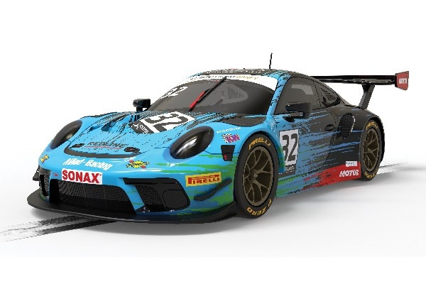 SCALEXTRIC Porsche 911 GT3 R, Redline Racing, Spa 2022 1:32 i gruppen LEGETØJ, BØRN & BABY / Radiostyrede / Bilbaner / Bilar hos TP E-commerce Nordic AB (C30497)