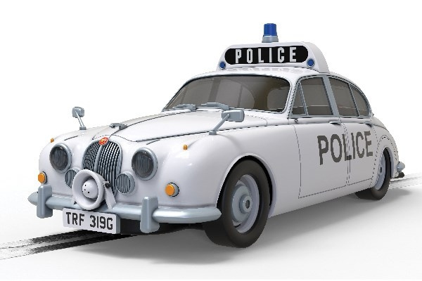 Scalextric Jaguar MK2 - Police Edition 1:32 i gruppen LEGETØJ, BØRN & BABY / Radiostyrede / Bilbaner / Bilar hos TP E-commerce Nordic AB (C30512)