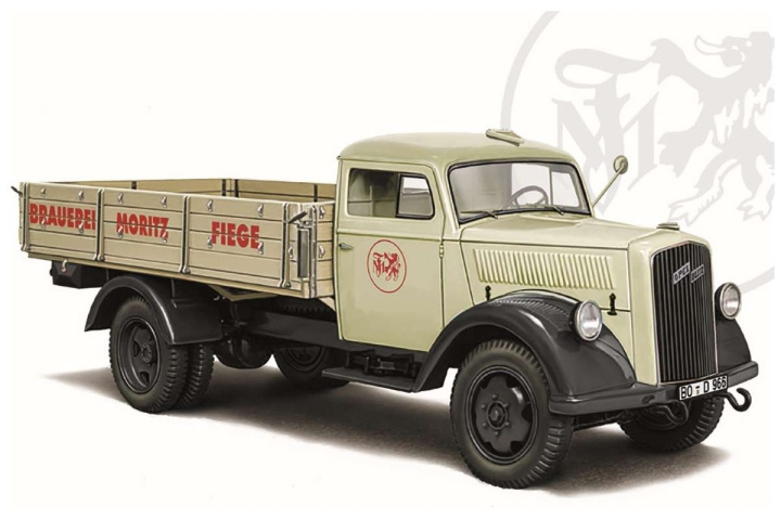 ITALERI 1:24 Opel Blitz classic truck i gruppen SPORT, FRITID & HOBBY / Hobby / Plastik modeller / Biler hos TP E-commerce Nordic AB (C30545)