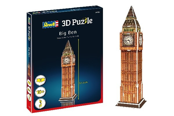 Revell 3D Puzzle Big Ben i gruppen SPORT, FRITID & HOBBY / Hobby / Plastik modeller / Diverse hos TP E-commerce Nordic AB (C30546)