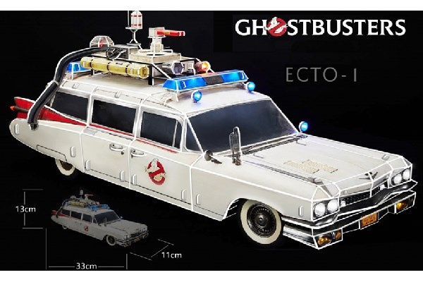 Revell 3D puzzle Ghostbusters Ecto-1 i gruppen SPORT, FRITID & HOBBY / Hobby / Plastik modeller / Biler hos TP E-commerce Nordic AB (C30547)