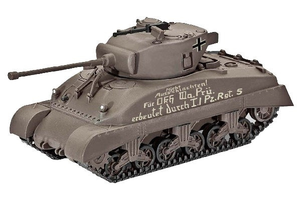 Revell Sherman M4A1 1:72 i gruppen SPORT, FRITID & HOBBY / Hobby / Plastik modeller / Militære køretøjer (land) hos TP E-commerce Nordic AB (C30553)