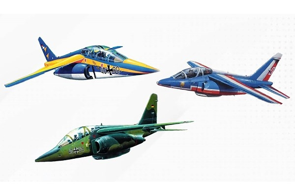 Revell Alpha Jet, 50th Anniversary 1:144 i gruppen SPORT, FRITID & HOBBY / Hobby / Plastik modeller / Fly & Helikoptere hos TP E-commerce Nordic AB (C30558)