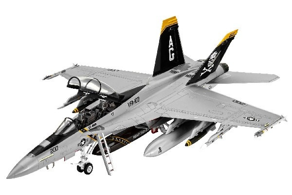 Revell F/A-18F Super Hornet i gruppen SPORT, FRITID & HOBBY / Hobby / Plastik modeller / Fly & Helikoptere hos TP E-commerce Nordic AB (C30562)
