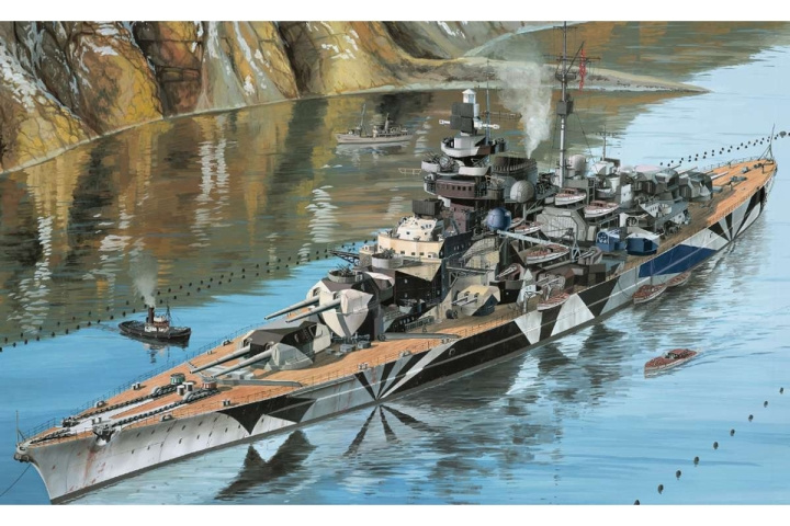 Revell German Battleship WWII Tirpitz 1:350 i gruppen SPORT, FRITID & HOBBY / Hobby / Plastik modeller / Skib hos TP E-commerce Nordic AB (C30570)