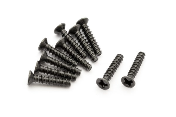 BLACKZON Countersunk head screw 2×10KBHO i gruppen LEGETØJ, BØRN & BABY / Radiostyrede / Reservedele & Ekstra Tilbehør / Blackzon hos TP E-commerce Nordic AB (C30686)