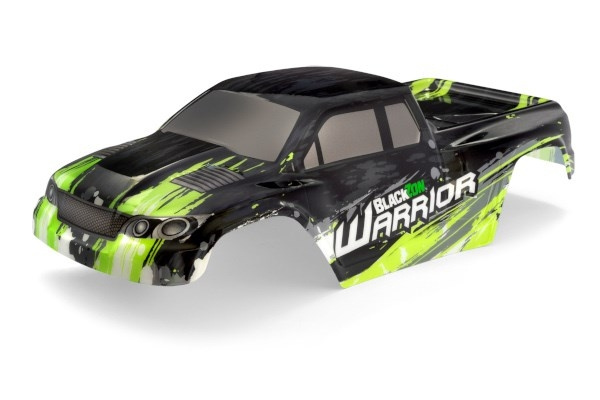 Blackzon Warrior Bodyshell (Black/Green) i gruppen LEGETØJ, BØRN & BABY / Radiostyrede / Reservedele & Ekstra Tilbehør / Blackzon hos TP E-commerce Nordic AB (C30759)