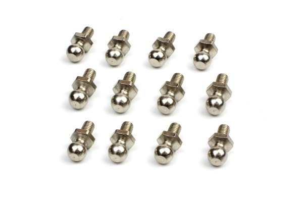 BLACKZON Ball Stud 4.8x12mm (12pcs) i gruppen LEGETØJ, BØRN & BABY / Radiostyrede / Reservedele & Ekstra Tilbehør / Blackzon hos TP E-commerce Nordic AB (C30800)