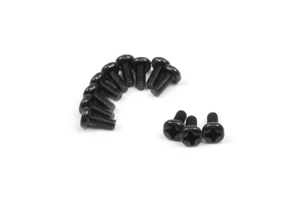 BLACKZON Pan Head Screws 2.5x6mm (12pcs) i gruppen LEGETØJ, BØRN & BABY / Radiostyrede / Reservedele & Ekstra Tilbehør / Blackzon hos TP E-commerce Nordic AB (C30812)