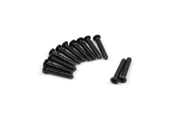 BLACKZON Countersunk Self Tapping 2x12mm (12pcs) i gruppen LEGETØJ, BØRN & BABY / Radiostyrede / Reservedele & Ekstra Tilbehør / Blackzon hos TP E-commerce Nordic AB (C30814)