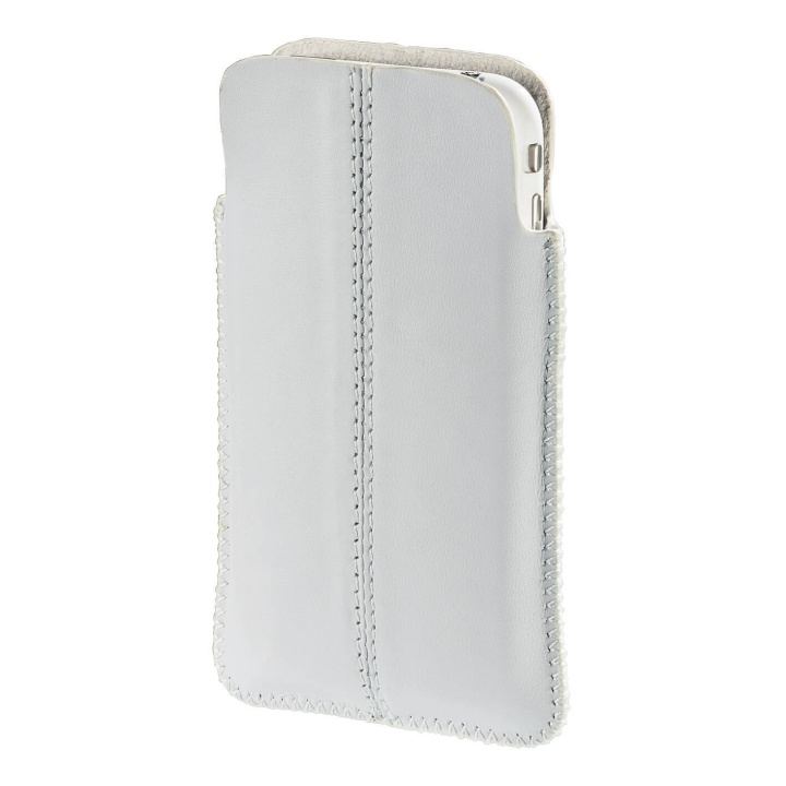 Hama Mobilväska Sleeve Universal Vit (iPhone3/4) i gruppen SMARTPHONES & TABLETS / Øvrigt tilbehør / Andet hos TP E-commerce Nordic AB (C30856)