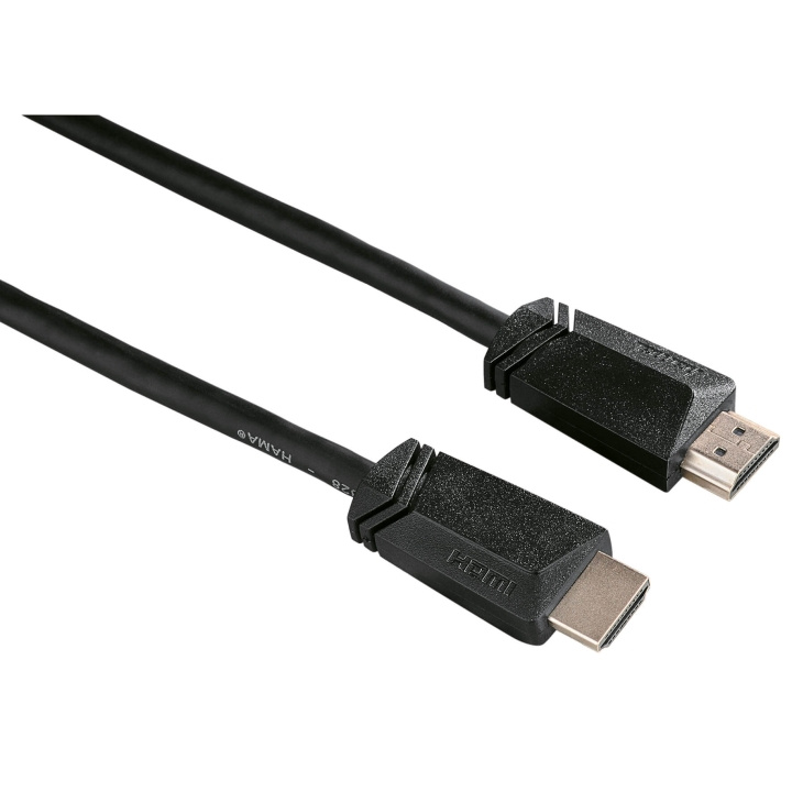 Hama HDMI Ethernet High Speed Kabel 3,0m Sort ST i gruppen HJEMMEELEKTRONIK / Kabler og adaptere / HDMI / Kabler hos TP E-commerce Nordic AB (C30868)