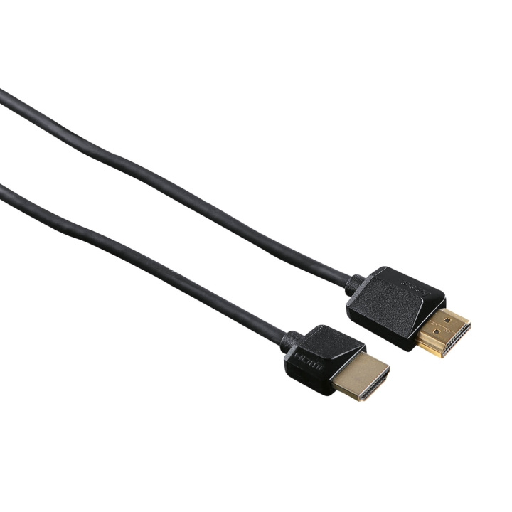 HAMA HDMI Ethernet High Speed Kabel 3,0m Flexi-Slim Guldbelagt TL i gruppen HJEMMEELEKTRONIK / Kabler og adaptere / HDMI / Kabler hos TP E-commerce Nordic AB (C30870)