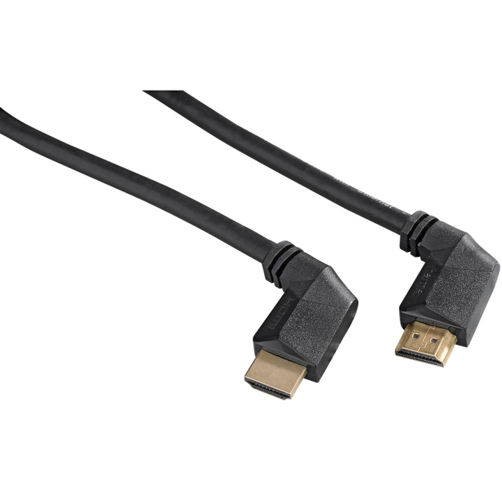 Hama HDMI Ethernet High Speed Kabel 1,5m 90° Guldbelagt TL i gruppen HJEMMEELEKTRONIK / Kabler og adaptere / HDMI / Kabler hos TP E-commerce Nordic AB (C30872)
