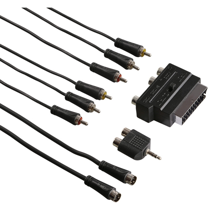 Hama Kabel Universal DVD KIT Svart 2m i gruppen HJEMMEELEKTRONIK / Kabler og adaptere / Audio Digital hos TP E-commerce Nordic AB (C30882)