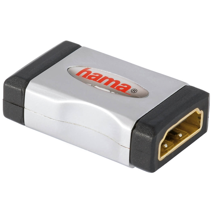 Hama Adapter HDMI Hona-Hona Guld Svart i gruppen HJEMMEELEKTRONIK / Kabler og adaptere / HDMI / Adaptere hos TP E-commerce Nordic AB (C30886)