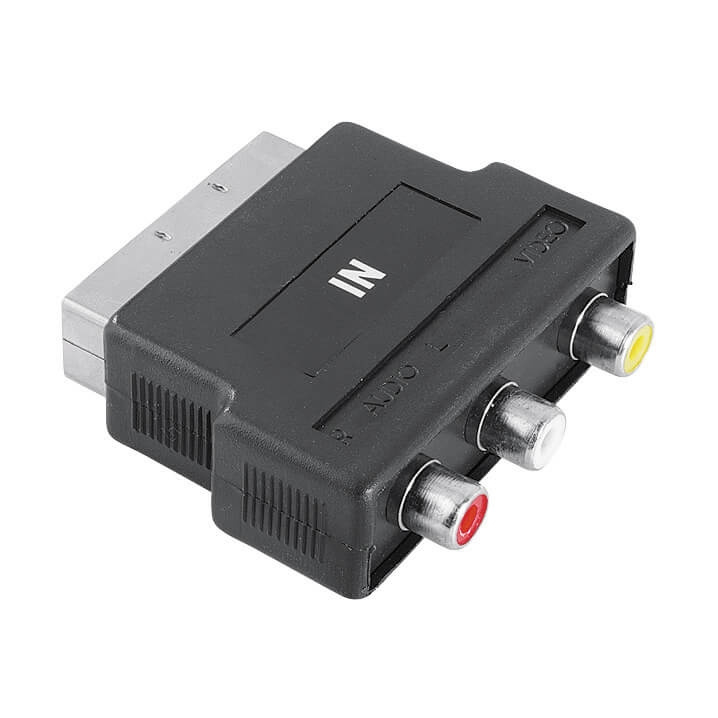 Hama Scart Adapter-3 Phono In i gruppen HJEMMEELEKTRONIK / Kabler og adaptere / RCA / Adaptere hos TP E-commerce Nordic AB (C30892)