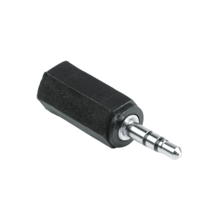 Hama Adapter Audio 3.5mm-2.5mm Hane-Hona Stereo Svart i gruppen HJEMMEELEKTRONIK / Kabler og adaptere / Audio Analog / Adaptere hos TP E-commerce Nordic AB (C30900)